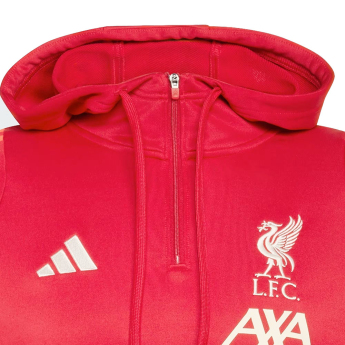 Liverpool FC мъжки суитшърт с качулка Track red