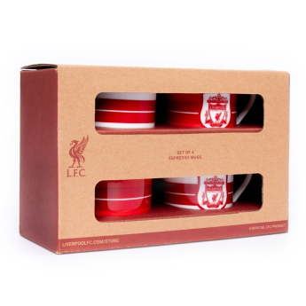 Liverpool FC комплект чаши 4 pcs espresso