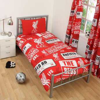Liverpool FC спално бельо за единично легло patch