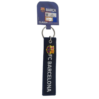FC Barcelona висулка за ключодържател Tela blue
