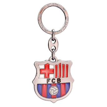 FC Barcelona висулка за ключодържател Escudo silver