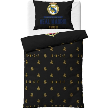Real Madrid CF спално бельо за единично легло black