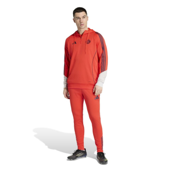 FC Bayern Munich мъжки суитшърт с качулка Track red