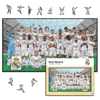 Real Madrid CF дървен пъзел 25/26 Team 500 pcs