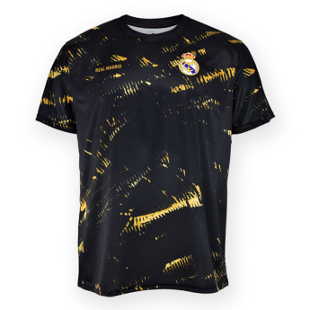 Real Madrid CF детска футболна фланелка black gold