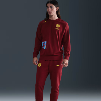 FC Barcelona мъжки суитшърт с качулка Club Fourth