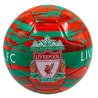 Liverpool FC футболна топка Crest turquoise