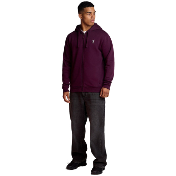 Liverpool FC мъжки суитшърт с качулка Zip Thru cherry