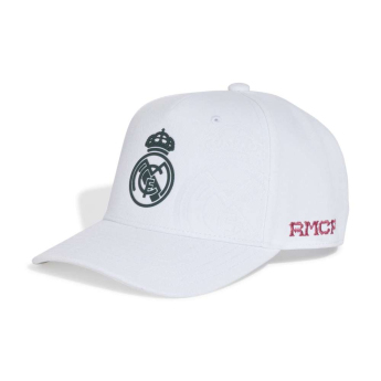 Real Madrid CF шапка с козирка flat Snapback white