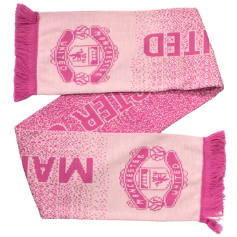 Manchester United зимен шал Knit pink