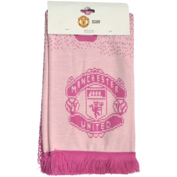 Manchester United зимен шал Knit pink