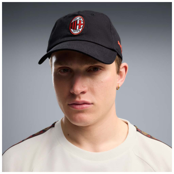 AC Milan баскетболна шапка с козирка Essentials black