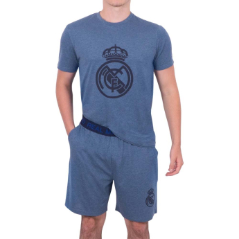 Real Madrid CF мъжка пижама Short Blue Marl