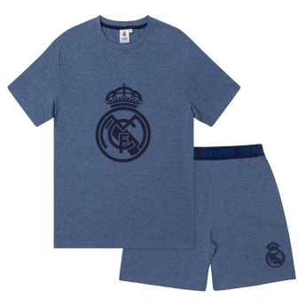 Real Madrid CF мъжка пижама Short Blue Marl