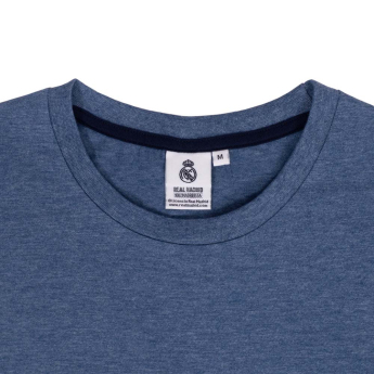 Real Madrid CF мъжка пижама Short Blue Marl
