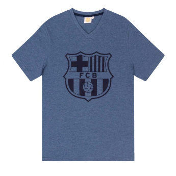 FC Barcelona мъжка пижама Short Blue Marl
