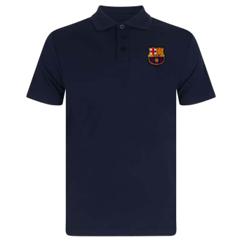 FC Barcelona мъжка поло тениска Crest navy