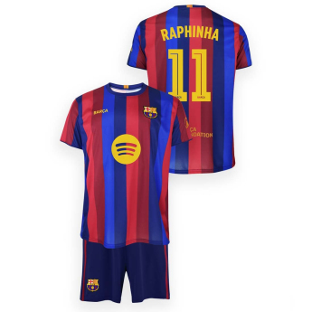 FC Barcelona детски комплект replika26/27 Home Raphinha