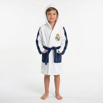 Real Madrid CF детски халат white