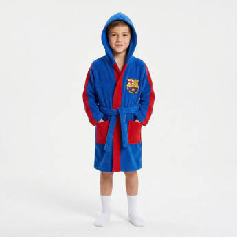 FC Barcelona детски халат blue