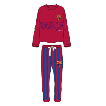 FC Barcelona мъжка пижама Long red