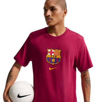 FC Barcelona мъжка тениска Club Crest red