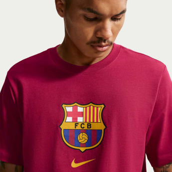 FC Barcelona мъжка тениска Club Crest red