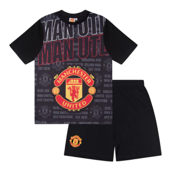 Manchester United детска пижама Short Text