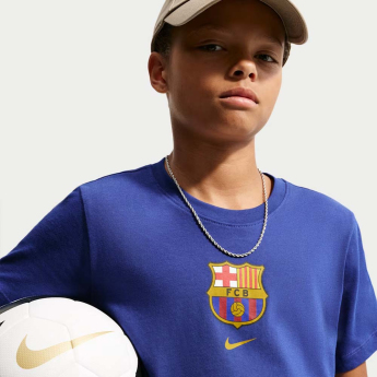 FC Barcelona детска тениска Club Crest blue