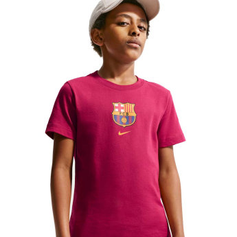 FC Barcelona детска тениска Club Crest red