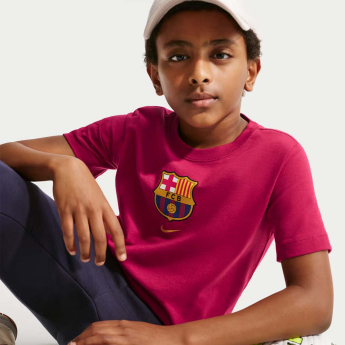 FC Barcelona детска тениска Club Crest red
