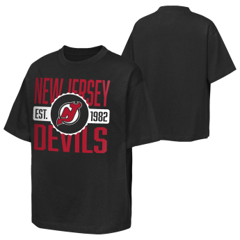 New Jersey Devils детска тениска NHL Shot Speed Short Sleeve Elevated