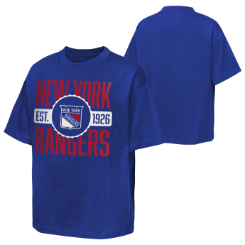 New York Rangers детска тениска NHL Shot Speed Short Sleeve Elevated