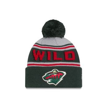 Minnesota Wild зимна шапка NHL Pom Wordmark
