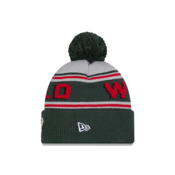 Minnesota Wild зимна шапка NHL Pom Wordmark