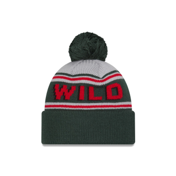 Minnesota Wild зимна шапка NHL Pom Wordmark