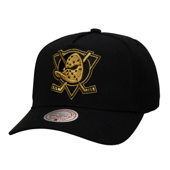 Anaheim Ducks баскетболна шапка с козирка NHL Black and Gold Pro Snapback Vintage
