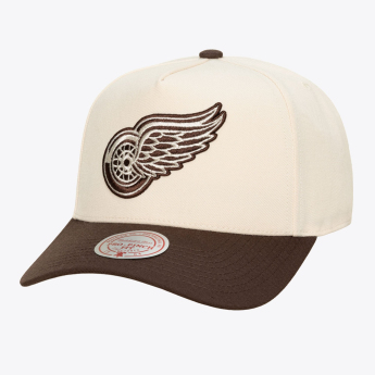 Detroit Red Wings баскетболна шапка с козирка NHL Brown and Cream Pro Snapback