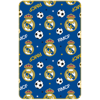 Real Madrid CF поларено одеяло blue