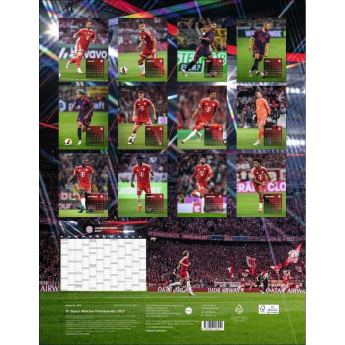 FC Bayern Munich календар 2027 Wall