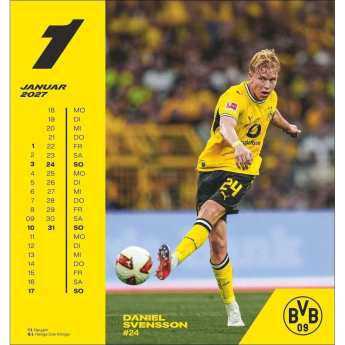 Borussia Dortmund календар 2027 Postcard