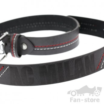 AC Milan kožený pásek