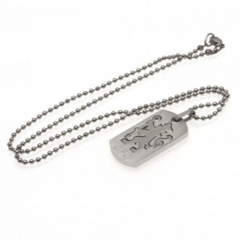 Chelsea FC колие с висулка куче Dog Tag & Chain CO