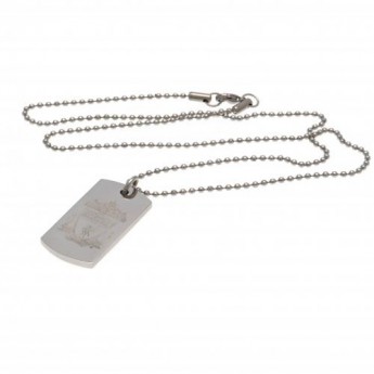 Liverpool FC колие с висулка куче Engraved Dog Tag & Chain CR