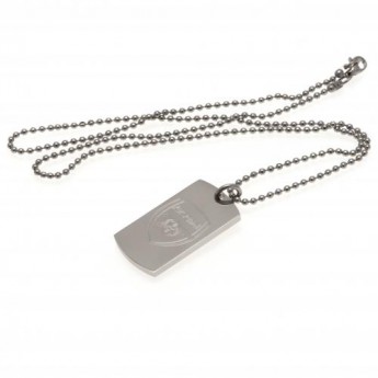 Arsenal FC колие с висулка куче Engraved Dog Tag & Chain