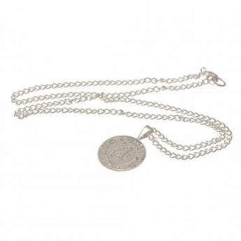 Chelsea FC колие с висулка Silver Plated Pendant & Chain XL
