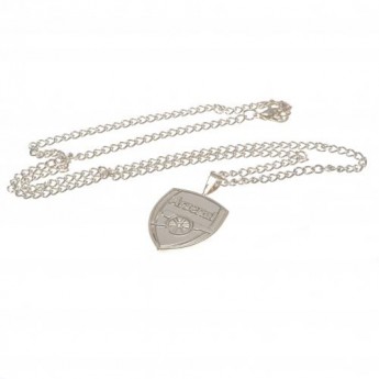 Arsenal FC висулка за врата Silver Plated Pendant & Chain XL