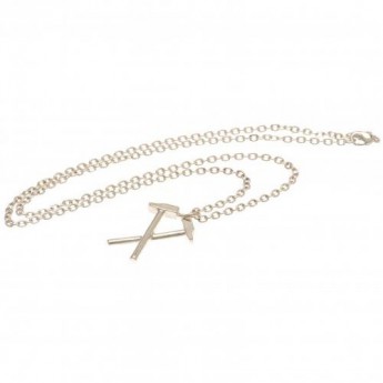 West Ham United колие с висулка Silver Plated Pendant & Chain HM