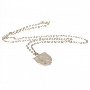 West Ham United колие с висулка Silver Plated Pendant & Chain CR