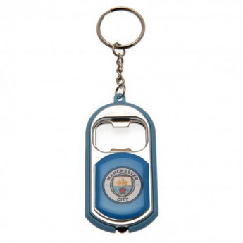 Manchester City висулка с отварачка Key Ring Torch Bottle Opener